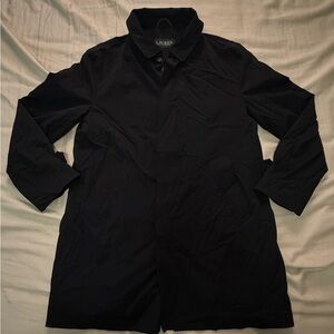 Ralph Lauren Green Water-Repellent Trench Coat | 36S